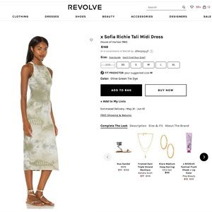 Sofia Richie Tali MIDI Dress in perfect condition